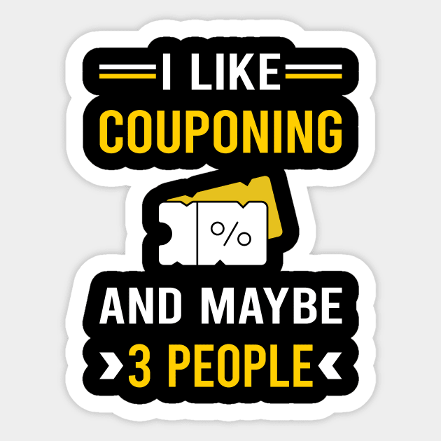 3 People Couponing Coupon Coupons Couponer Sticker by Bourguignon Aror